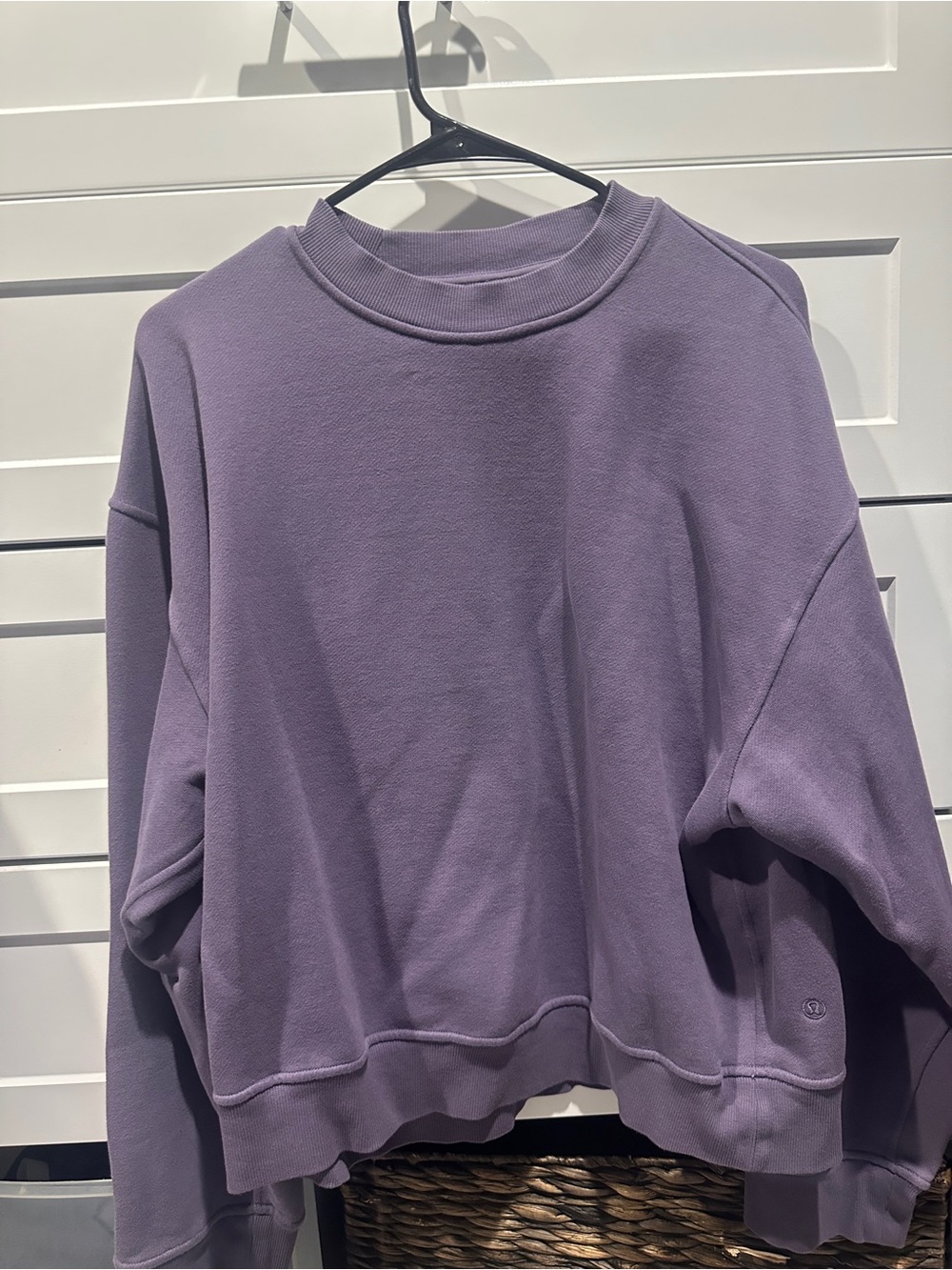 lululemon athletica Lavender-Purple Relaxed Crewneck Sweatshirt